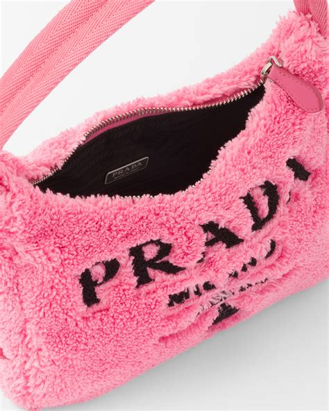 fake pink prada terry bag|prada purse fake.